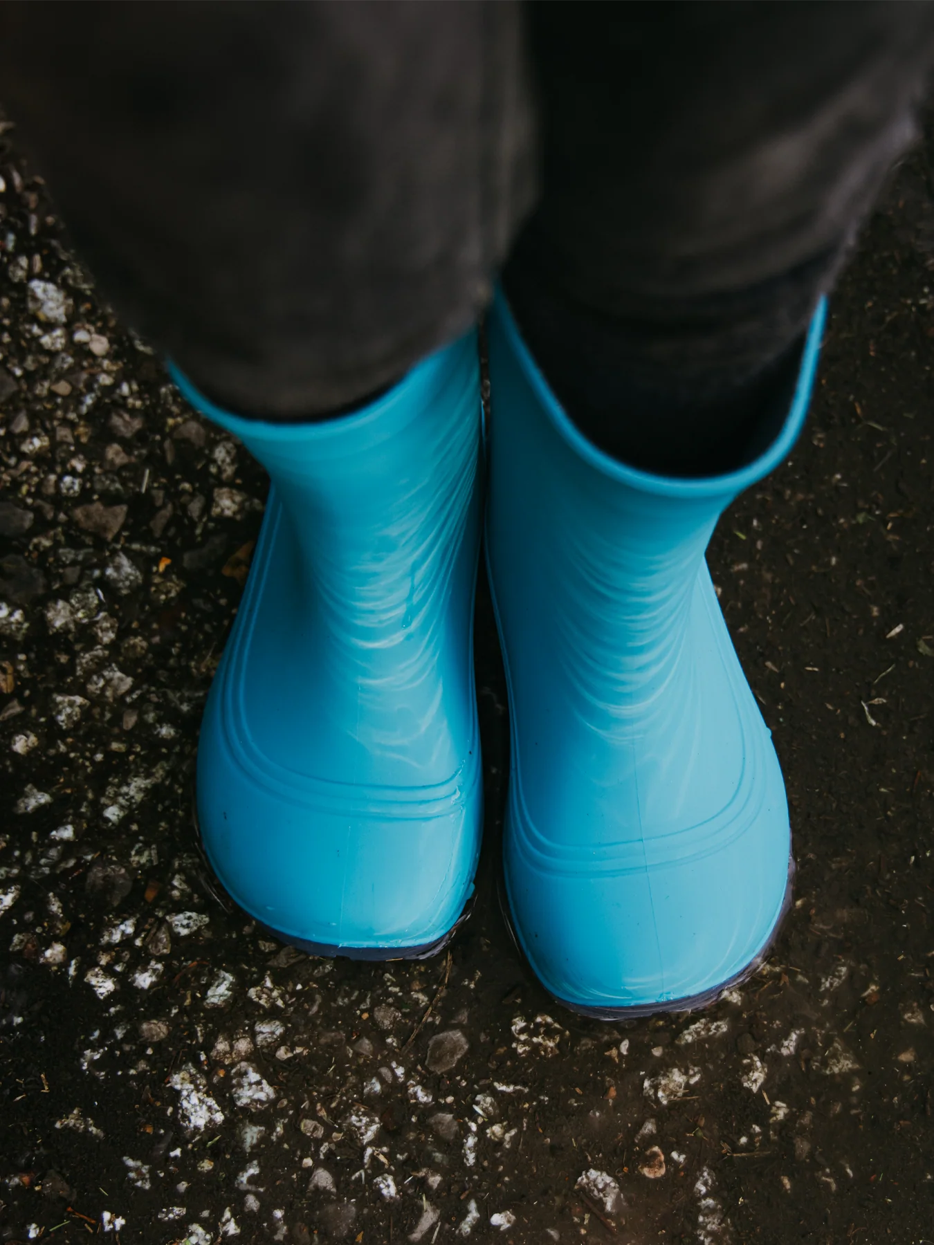 Be Lenka Kids Barefoot Rain Boots Pudds - Aqua Blue - Image 7