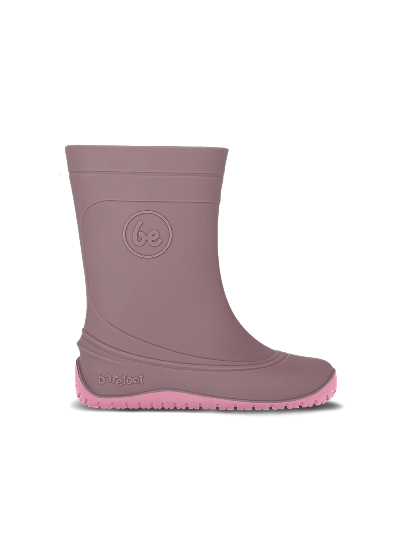 Be Lenka Kids Barefoot Rain Boots Pudds - Misty Pink