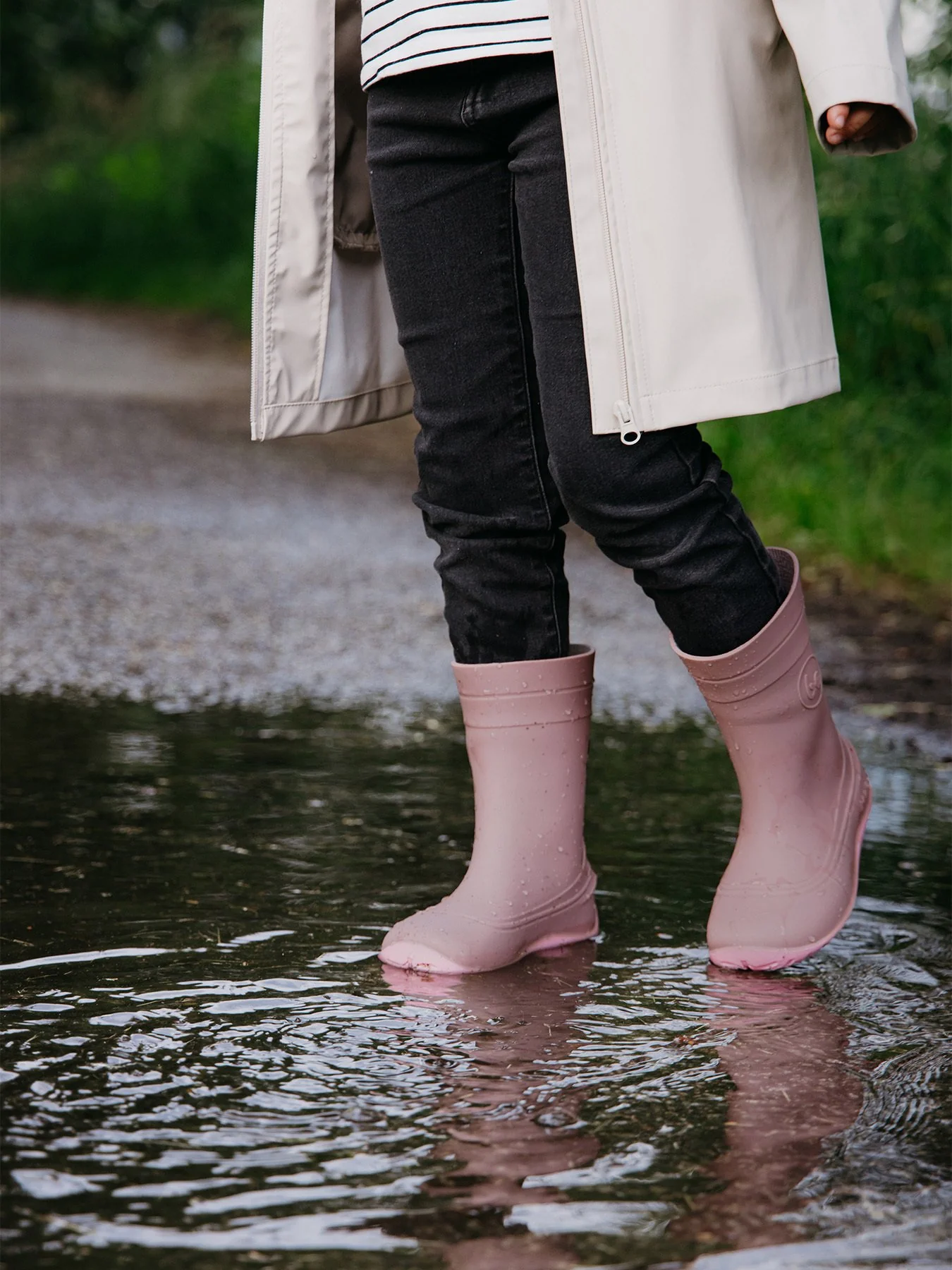 Be Lenka Kids Barefoot Rain Boots Pudds - Misty Pink - Image 4