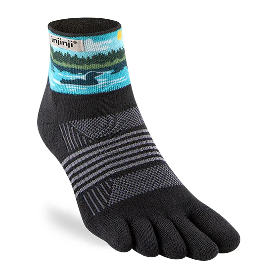 Injinji Artist Designed Men's Mini-Crew - Loon