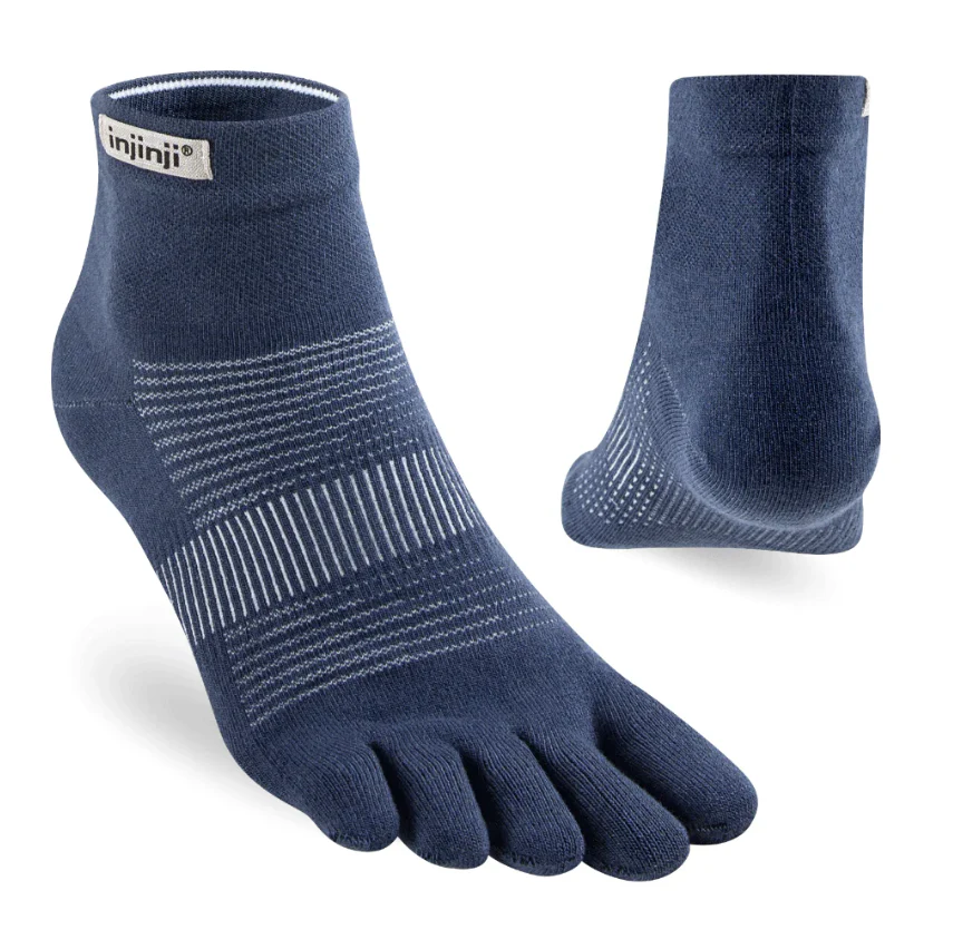 Injinji Run Original Weight Unisex Mini-Crew - Navy - Image 2