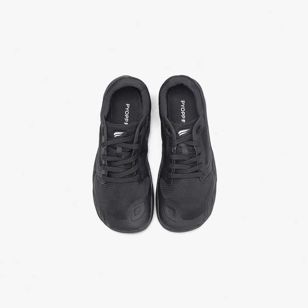 Pyopp Fledge Day02 Barefoot Sneakers - Black On Black - Image 6